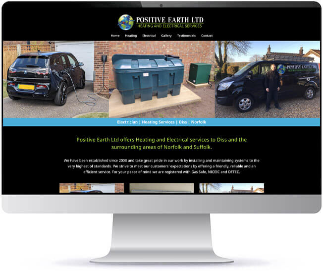 electrician website design