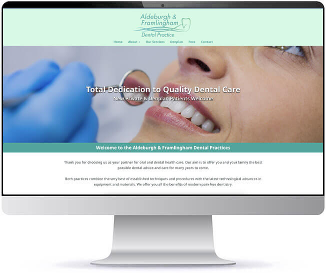 dentist website design
