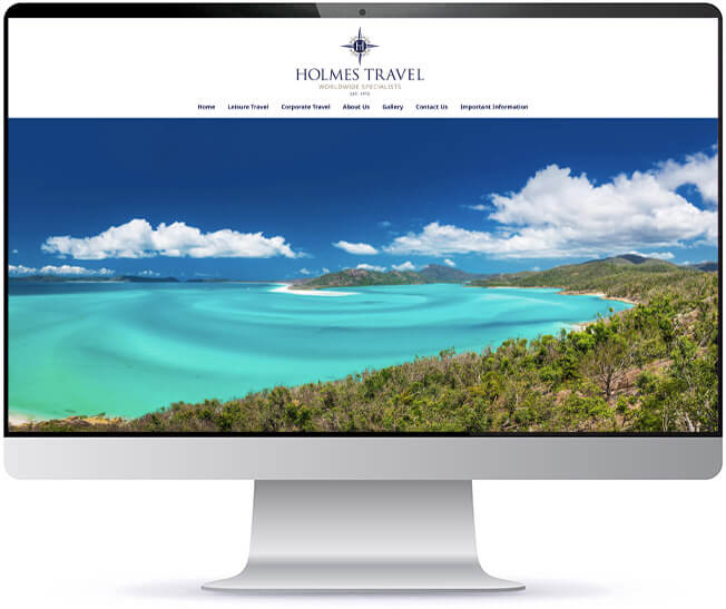travel agents website design