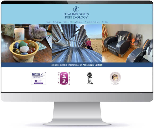 reflexology website design