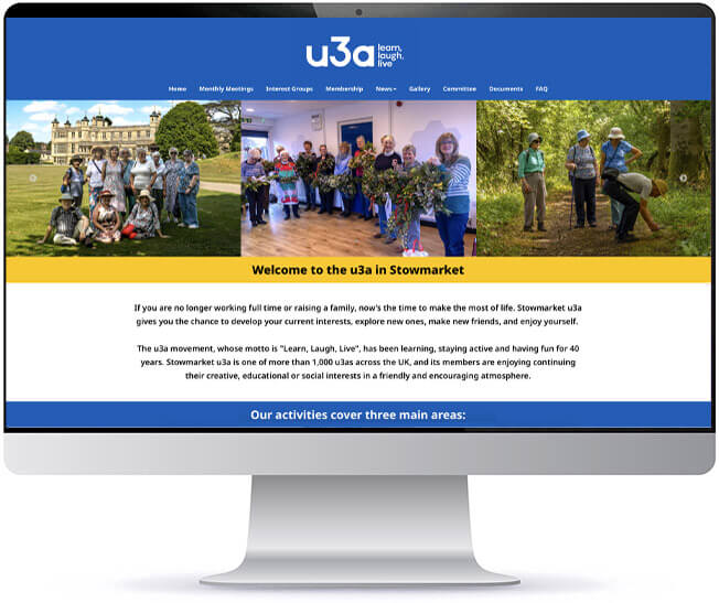 u3a website design