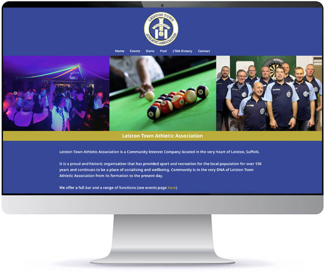 athletics website design