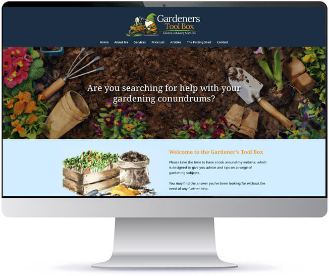 gardeners website design
